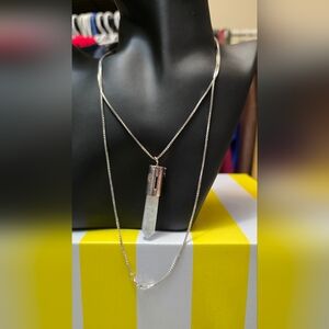 Sterling Silver Pendant Long Necklace